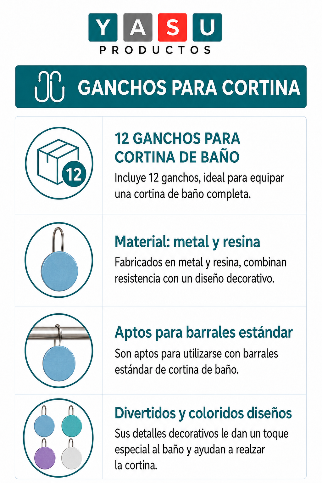 Caracteristicas ganchos cactus